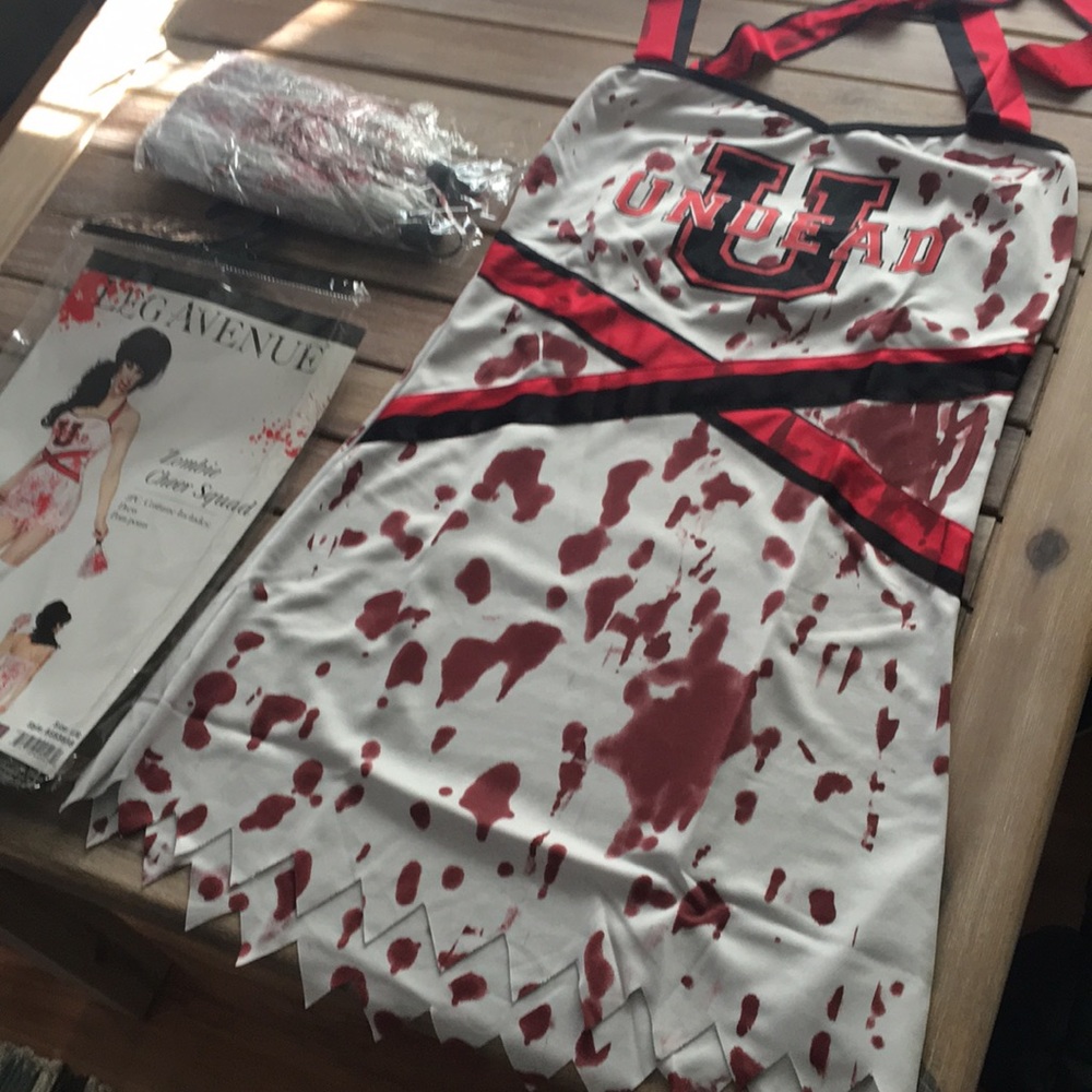 Leg Avenue Zombie Cheer Squad Costume Cheerleader